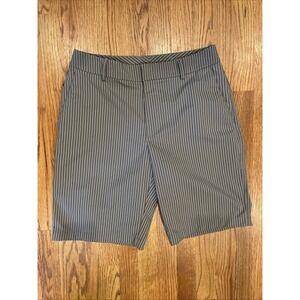 Under Armour Men's Golf Shorts Gray Striped Performance Stretch Size 30